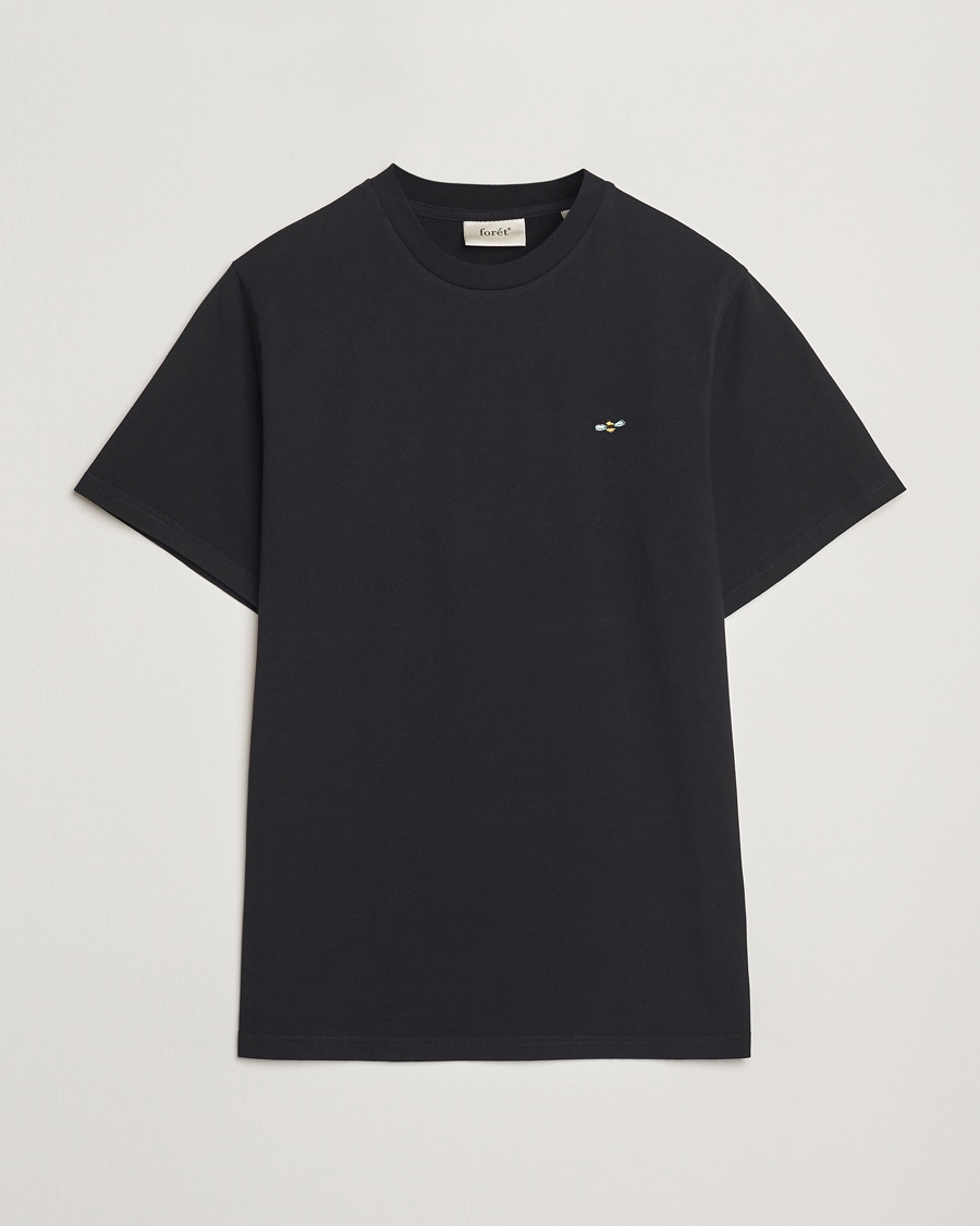 Herren | Schwartze t-shirts | Forét | Element T-Shirt Black Bee