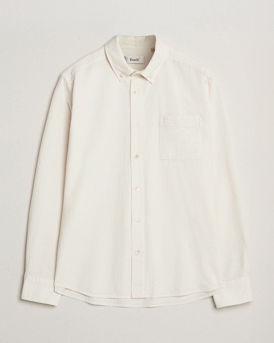 Herren | Aktuelle Marken | Forét | Hornet Seersucker Shirt Cloud