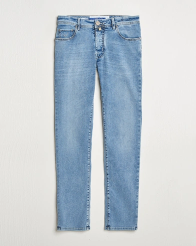Herren | | Jacob Cohën | Bard Slim Fit Stretch Jeans Light Vintage Blue