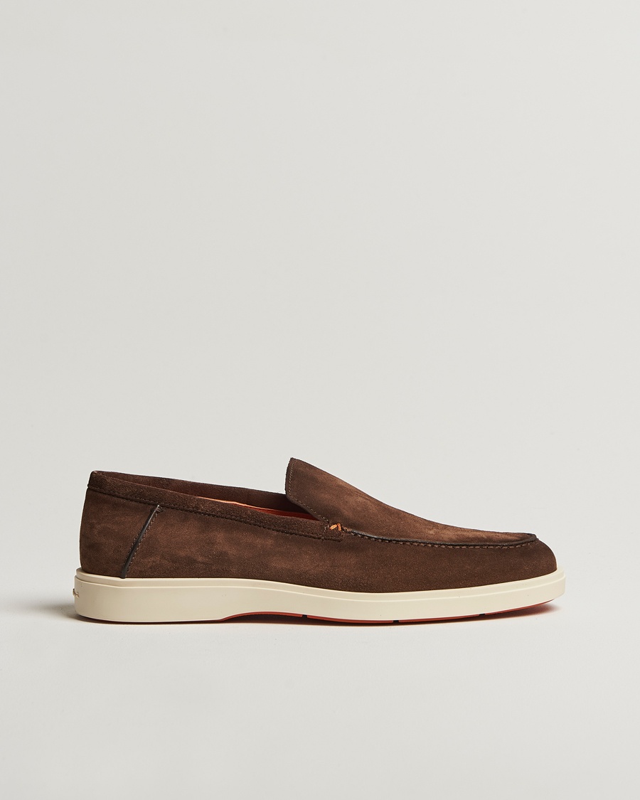 Herren | Loafer | Santoni | Detroit Loafers Brown Suede