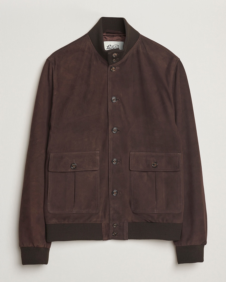 Valstar Valstarino Suede Jacket Dark Brown – Braun