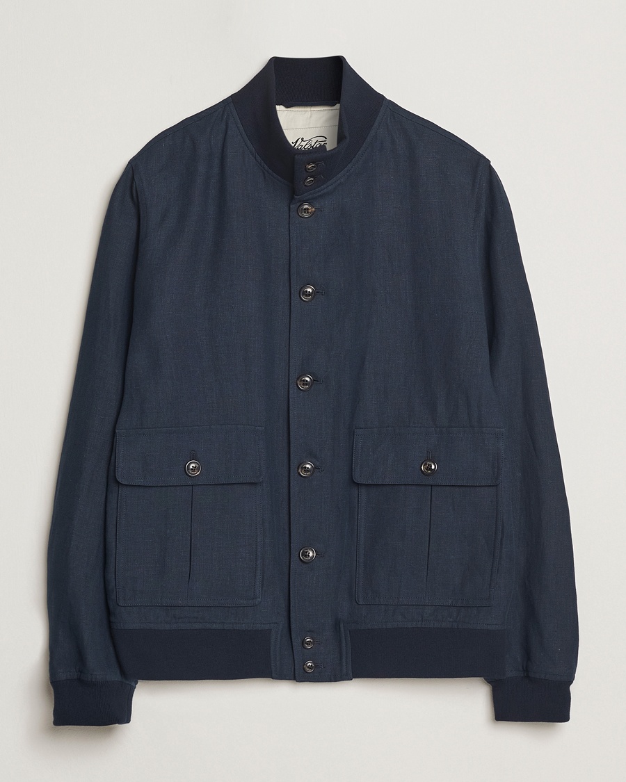 Valstar Valstarino Linen Jacket Navy – Blau