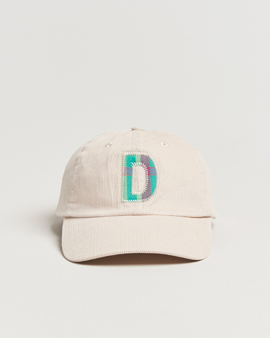 Herren | Caps | Drake's | D Applique Baseball Cap Ecru