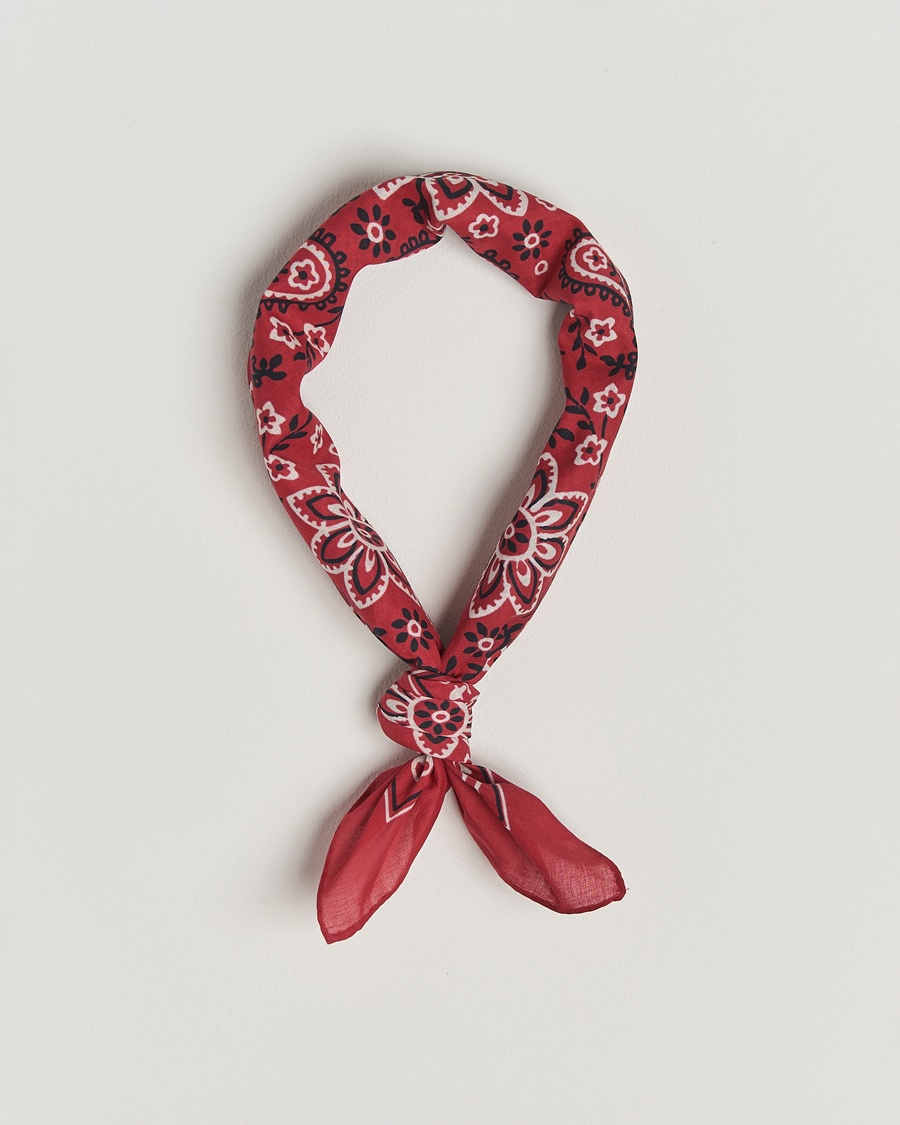 Drake'sClassic Paisley BandanaRed – Rot