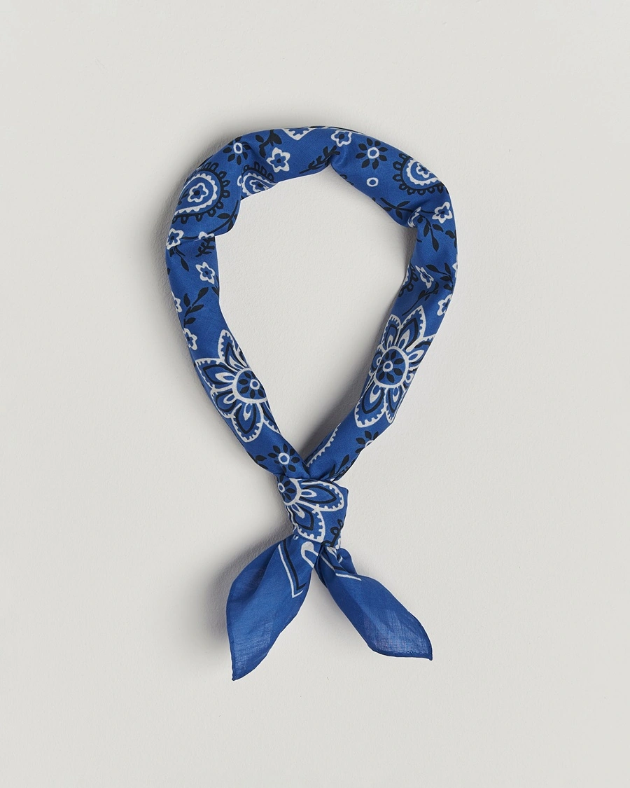 Herren | Accessoires | Drake's | Classic Paisley Bandana Blue