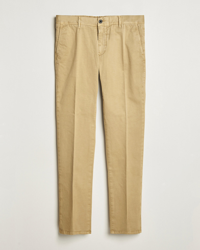 Herren | Kleidung | Incotex | Slim Fit Garment Dyed Slacks Beige