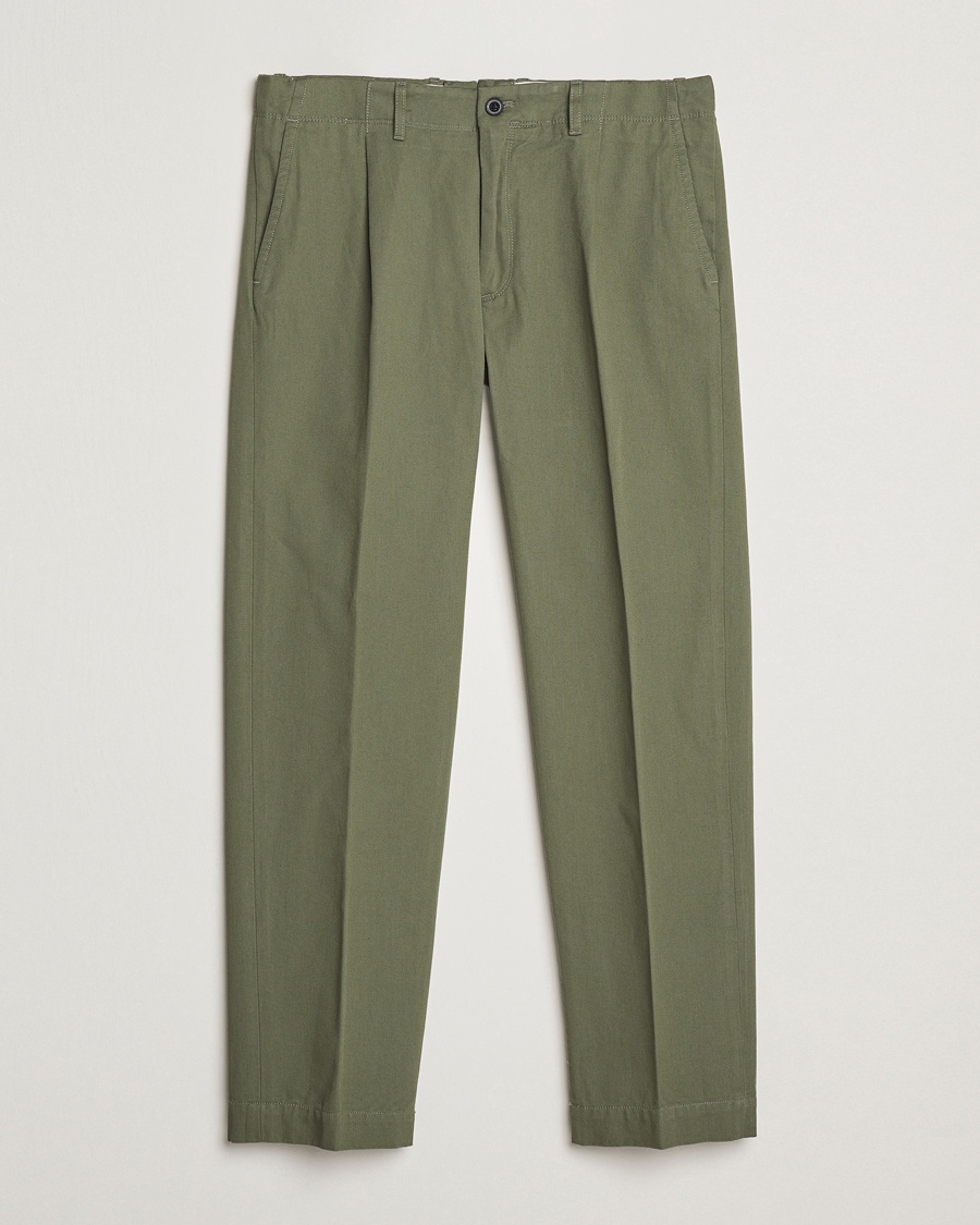 Herren | Kleidung | Incotex | Regular Fit Uniform Cotton Slacks Military