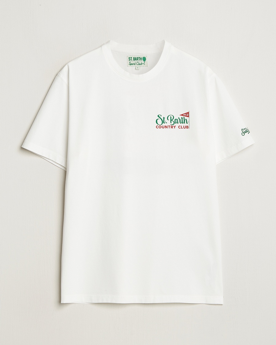 Herren | T-Shirts | MC2 Saint Barth | Printed Cotton T-Shirt Country Golf