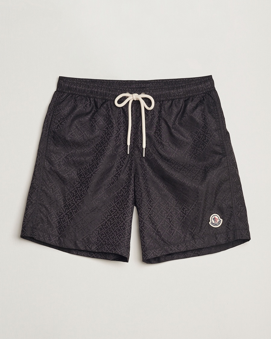 Herren | Badehosen | Moncler | Monogram Swim Shorts Black