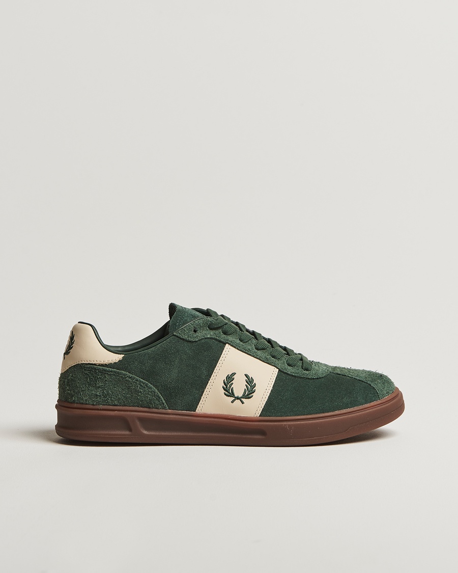 Herren | Fred Perry | Fred Perry | B4 Suede Sneaker Court Green
