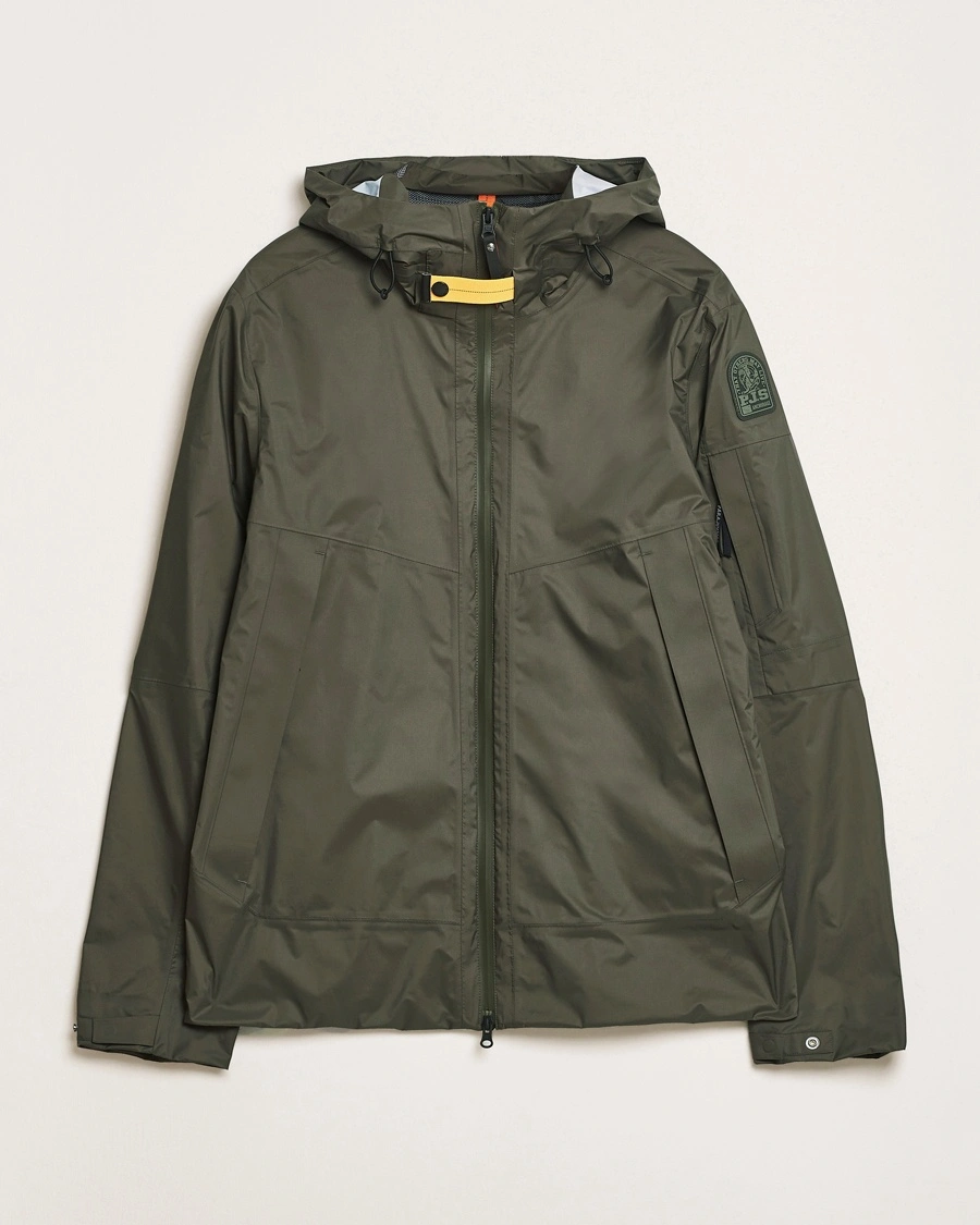 Herren | Funktionsjacken | Parajumpers | Aso Rain Hooded Jacket Dark Mud