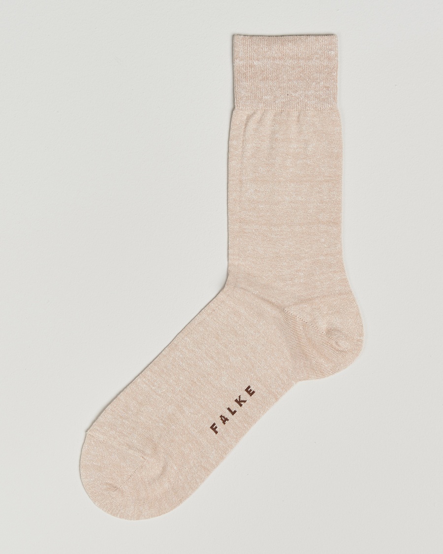 Herren | Falke | Falke | Panama Linen/Cotton Sock Creme