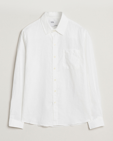 Herren | Neue Produktbilder | Colorful Standard | Garment Dyed Linen Shirt Optical White