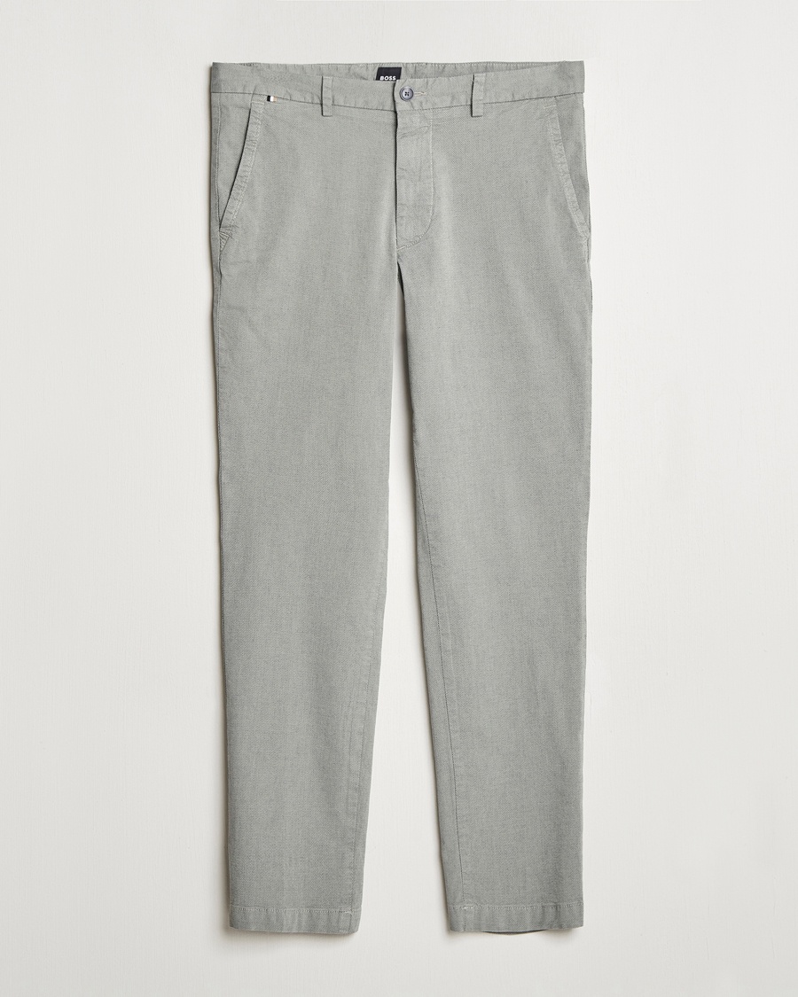 Herren | Smart Casual | BOSS BLACK | Kaiton Structured Cotton Pants Open White