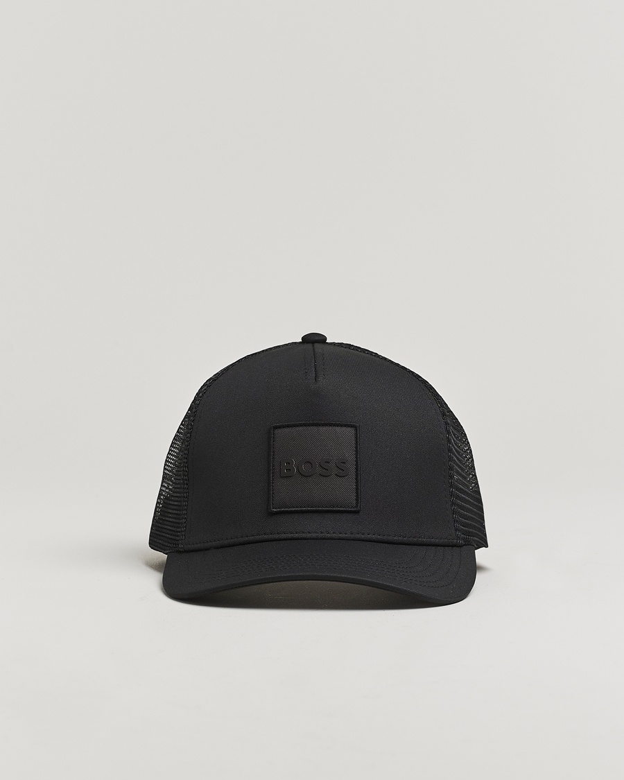 BOSS ORANGE Elliot Trucker Cap Black – Schwarz