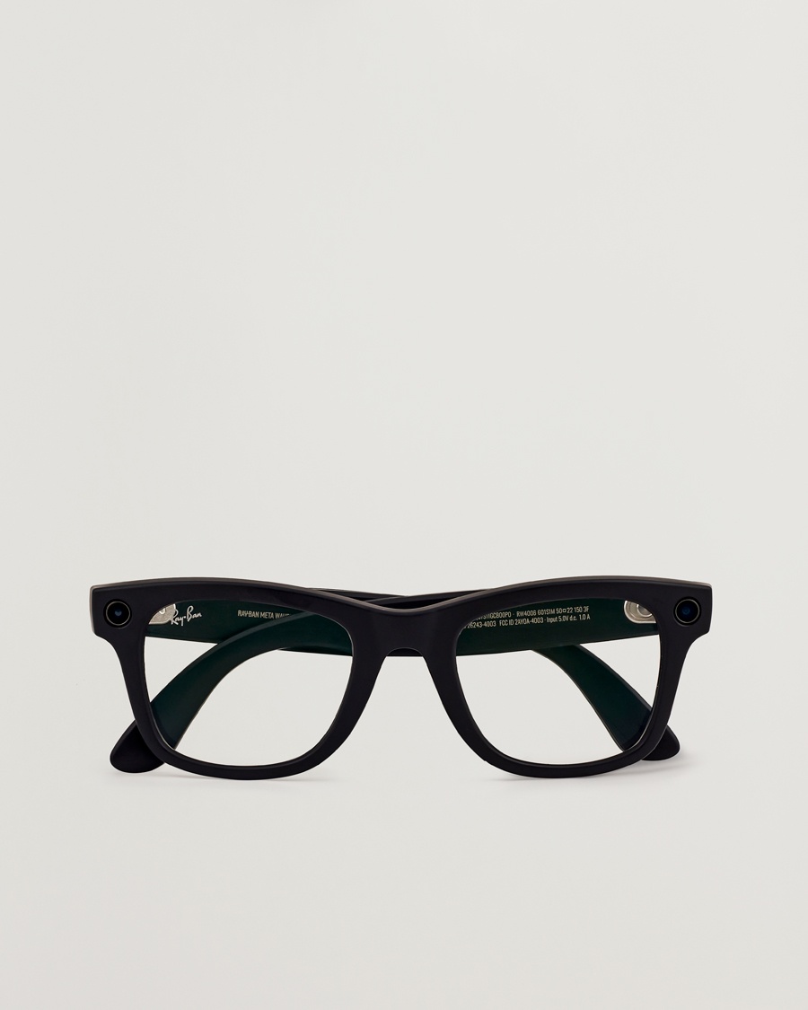 Herren | Eckige Sonnenbrillen | Ray-Ban | Wayfarer Meta 53 Sunglasses Matte Black