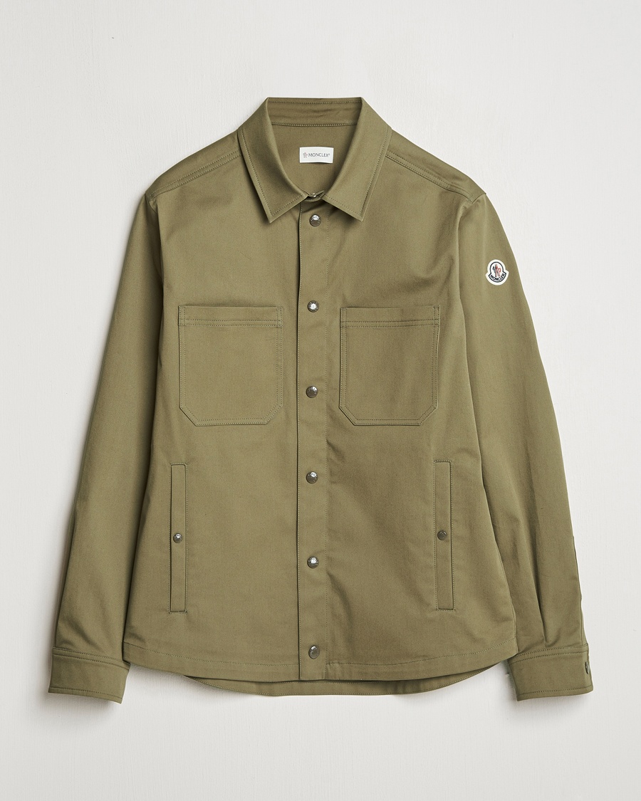 Herren | Overshirts | Moncler | Cotton Overshirt Olive
