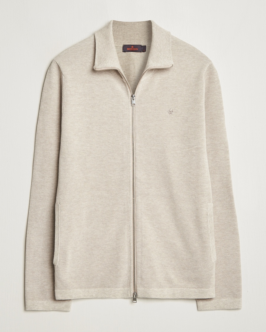 Herren | Treue-Rabatt für Stammkunden | Morris | Jake Zip Cardigan Khaki
