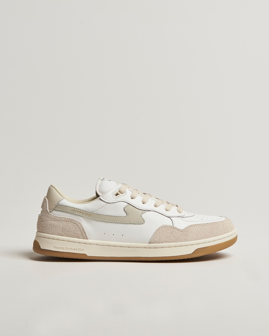 Herren | Stepney Workers Club | Stepney Workers Club | Pro Cup 01 S-Strike Leather Sneaker Spring White