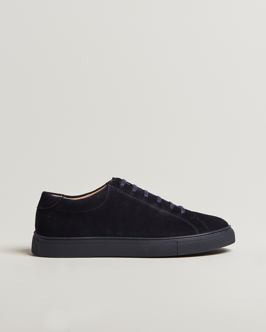 Myrqvist Oaxen Monochrome II Sneaker Navy Suede – Blau