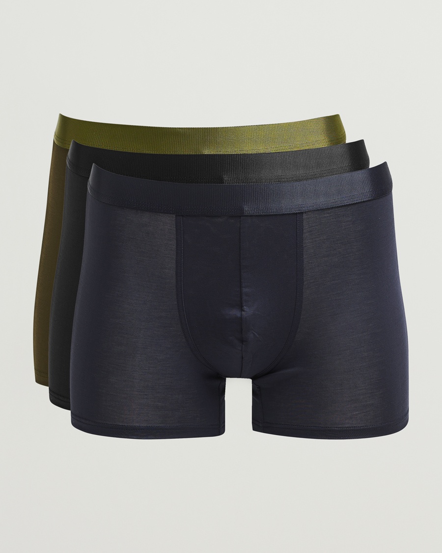 CDLP 3-Pack Boxer Briefs Black/Navy/Olive – Mehrfarbig