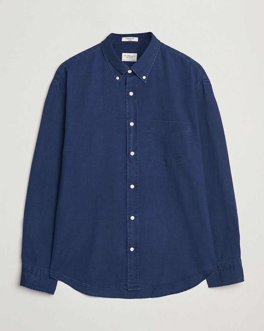 Herren | Business & Beyond - Casual | GANT 240 Mulberry Street | Relaxed Fit Oxford Shirt Dark Indigo