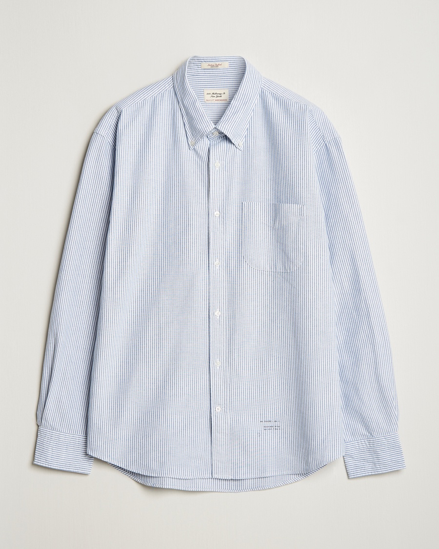 Herren | Oxfordhemden | GANT 240 Mulberry Street | Relaxed Fit US Oxford Banker Shirt Blue/White