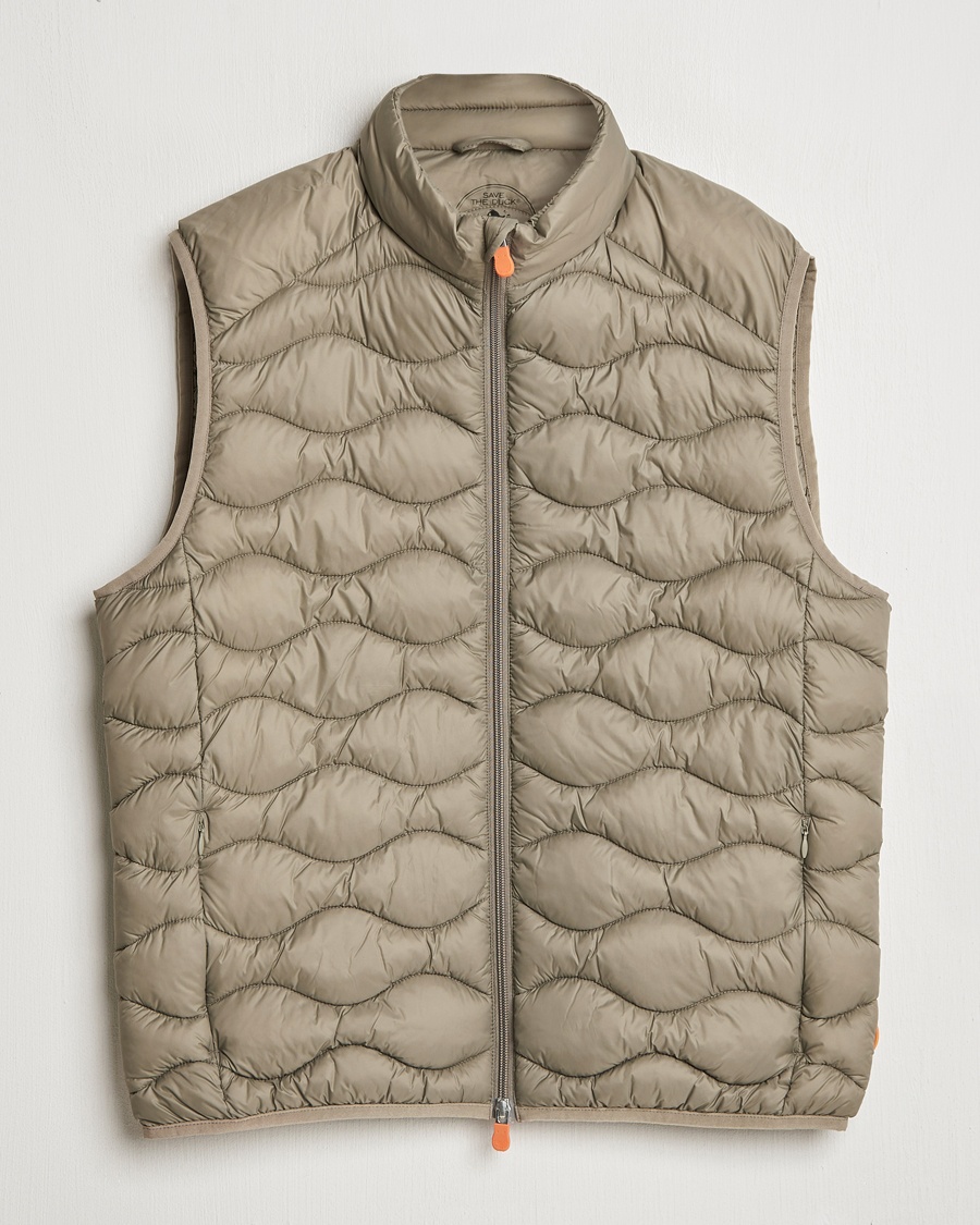 Herren | Westen | Save The Duck | Tide Lightweight Padded Vest Elephant Grey