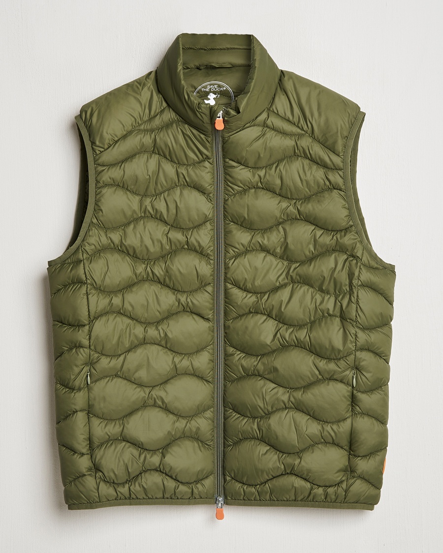 Herren | Westen | Save The Duck | Tide Lightweight Padded Vest Dusty Olive