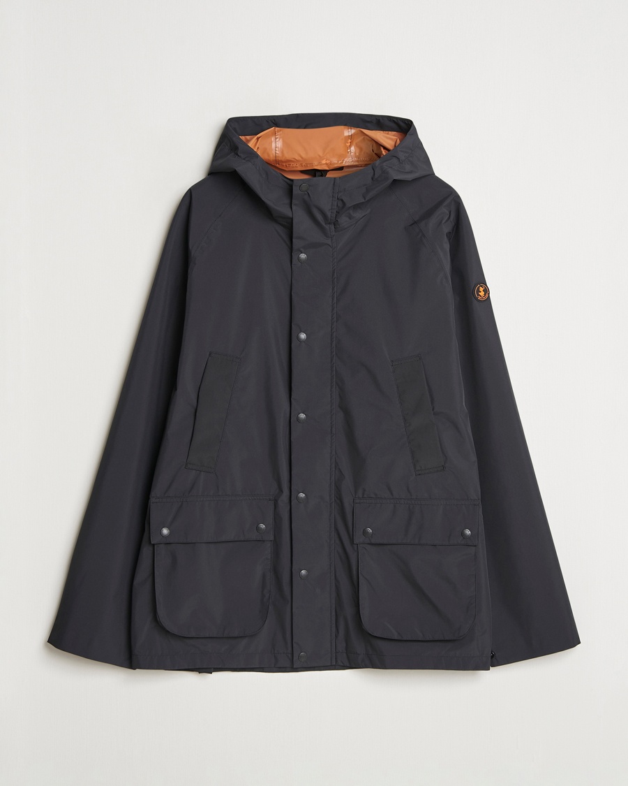 Herren | Frühlingsjacken | Save The Duck | Ghibli Wind/Water Resistant Hooded Jacket Black
