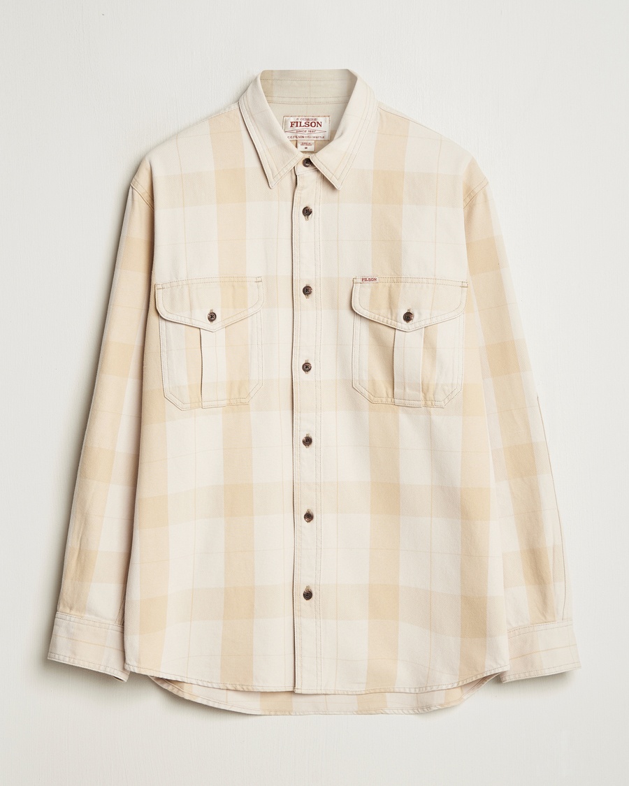 Herren | Kleidung | Filson | Vintage Wash Alaska Guide Shirt Light Gray/Khaki