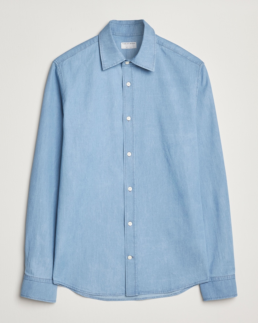 Herren | Jeanshemden | Tiger of Sweden | Lowan Denim Shirt Blue
