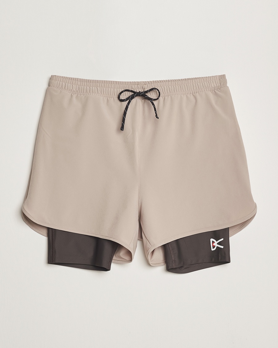 Herren | Funktionsshorts | District Vision | Layered Pocket Trail Shorts Khaki