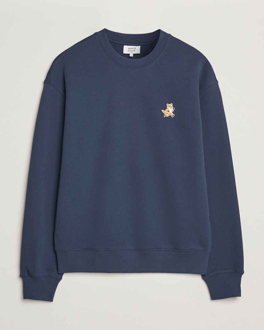 Herren | Maison Kitsuné | Maison Kitsuné | Speedy Fox Sweatshirt Ink Blue