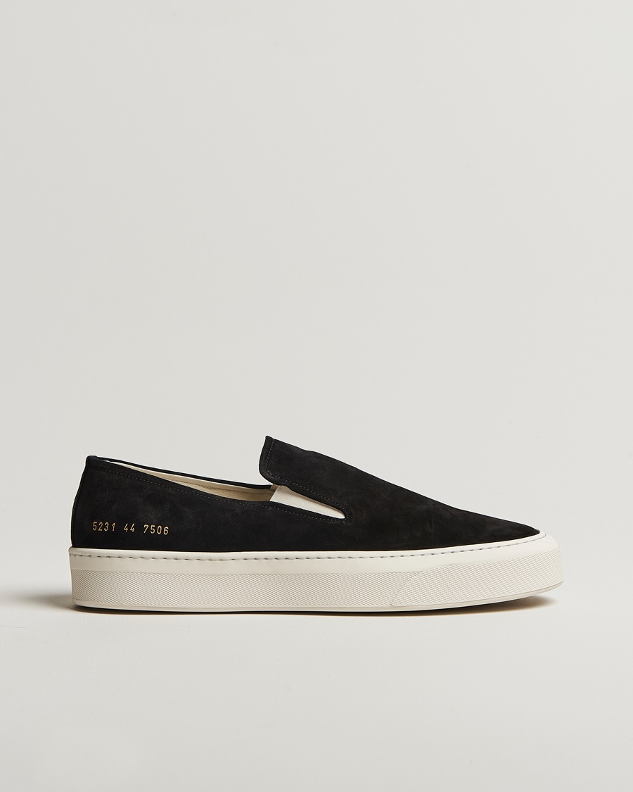 Herren | | Common Projects | Suede Slip On Sneaker Black