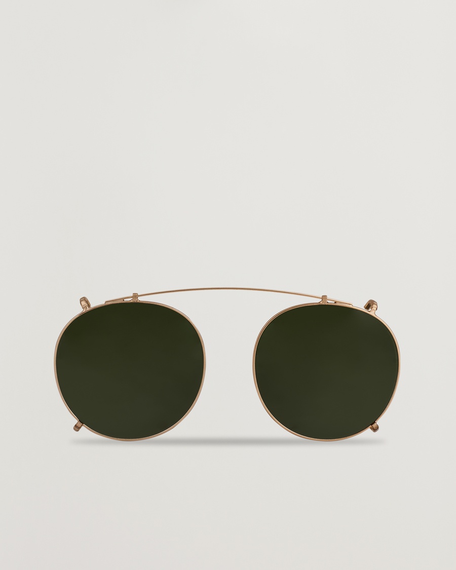 TBD Eyewear Clip-ons Gold/Bottle Green – Grün