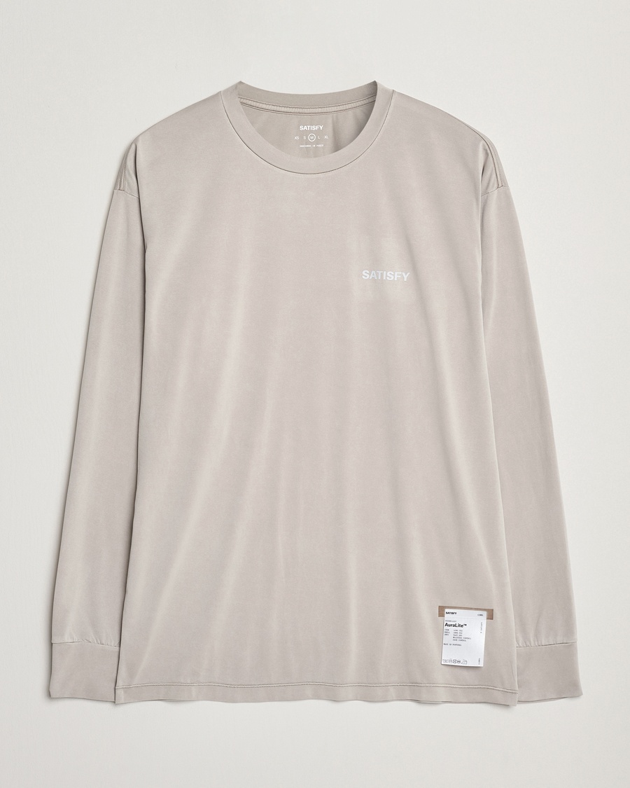 Herren | Satisfy | Satisfy | AuraLite Long Sleeve T-Shirt Mineral Dune