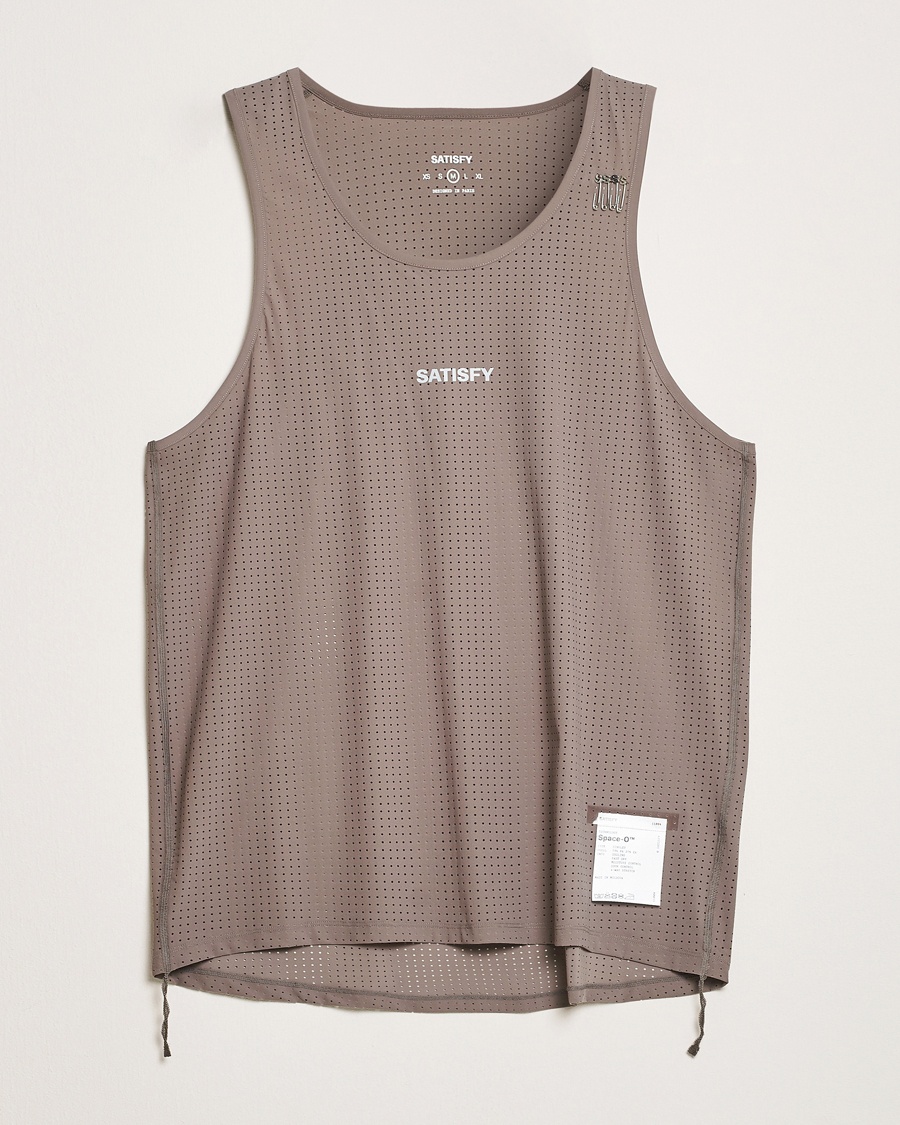 Herren | Satisfy | Satisfy | Space-O Singlet Taupe