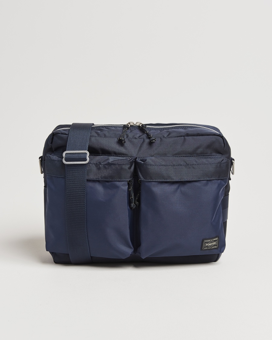 Herren | Schultertaschen | Porter-Yoshida & Co. | Force Shoulder Bag Navy Blue