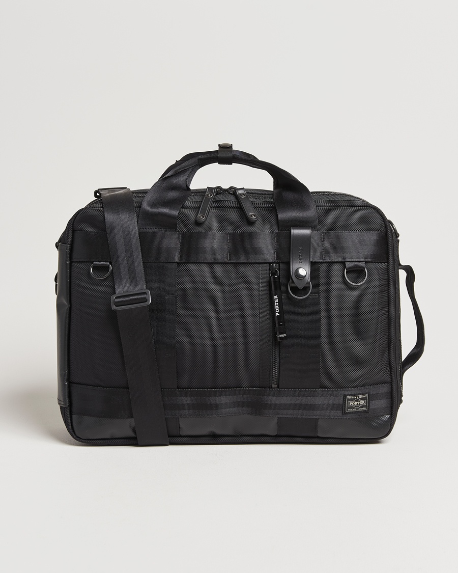 Porter-Yoshida & Co. Heat 3Way Briefcase Black – Schwarz
