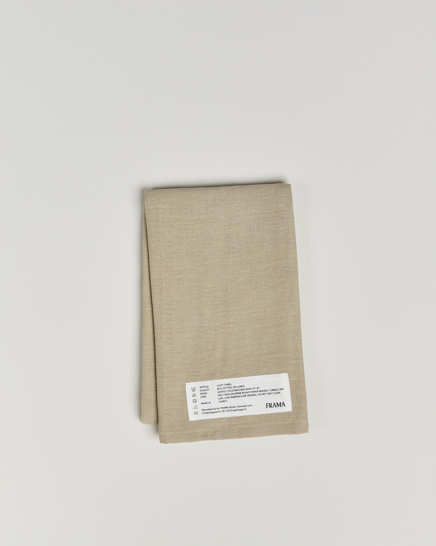 Herren | | Frama | Light Hand Towel 50x80cm Sage Green