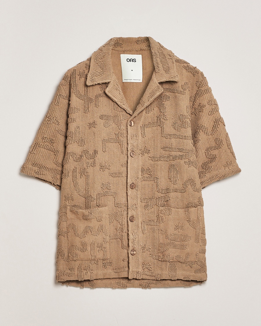 Herren | Kurzarmhemden | OAS | Cleo Varadero Shirt Beige