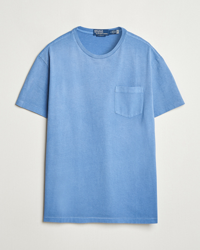 Herren | Kleidung | Polo Ralph Lauren | Washed Classic Fit Pocket Tee Campus Blue