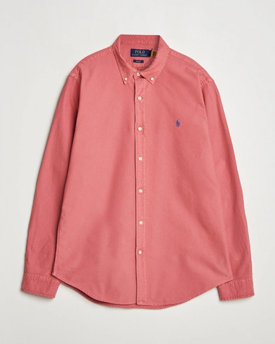 Herren | Business & Beyond - Casual | Polo Ralph Lauren | Slim Fit Garment Dyed Oxford Shirt Adirondack Berry