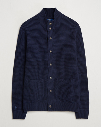 Herren | Business & Beyond - Casual | Polo Ralph Lauren | Cotton/Wool Button Cardigan Hunter Navy