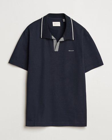 GANT Tipping Polo Evening Blue – Blau