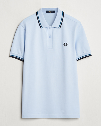 Herren | | Fred Perry | Twin Tipped Polo Shirt Light Smoke