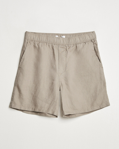 Herren | Business & Beyond - Casual | Samsøe Samsøe | Jabari Linen Drawstring Shorts Greige