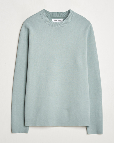 Herren | Business & Beyond - Casual | Samsøe Samsøe | Niklas Crew Neck Sweater Abyss Green