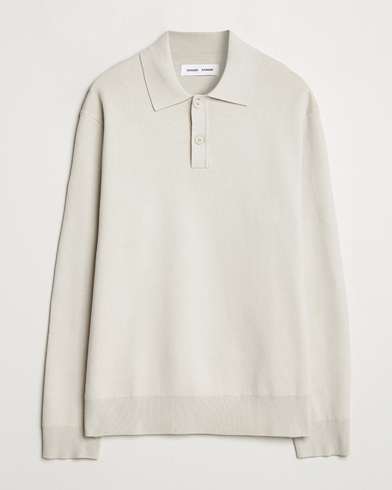 Herren | Business & Beyond - Casual | Samsøe Samsøe | Nino Knitted Polo Moonstruck